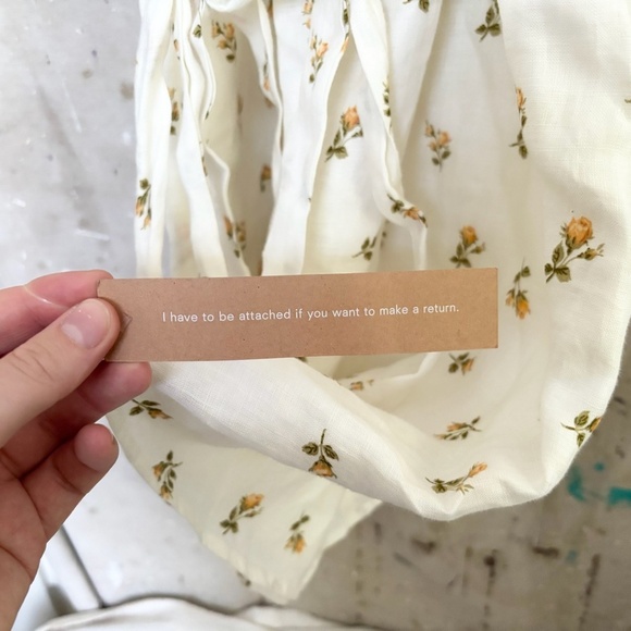 Reformation Indio Linen Floral Mini Dress - Picture 4 of 6